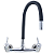 Torneira Misturador Gourmet Cozinha Parede C-61 PRETO 1/4v - Imagem 2