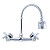Torneira Misturador Gourmet Cozinha Parede C-64 1/4v. - Imagem 1
