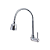 Torneira Gourmet 100% Metal Aço Inox Tubo Flexível Cozinha Parede Duplo Jato C-61 1/4v. 1178 - Imagem 5
