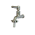 Torneira de Jardim 1130 C51 1/4 volta metal cromado com bico para mangueira - Imagem 3