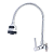 Torneira Gourmet Metal Inox Tubo Flexível Duplo Jato Cozinha Parede Luxo C51 1/4v - Imagem 4