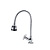 Torneira Gourmet Metal Inox Tubo Flexível Duplo Jato Cozinha Mesa / Bancada Luxo C-34 FP - Imagem 2