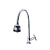 Torneira Gourmet Metal Inox Tubo Flexível Duplo Jato Cozinha Mesa / Bancada Luxo C-34 FP - Imagem 3