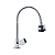 Torneira Gourmet Metal Inox Tubo Flexível Duplo Jato Cozinha Mesa / Bancada Luxo C39 FP - Imagem 4