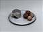 Conjunto de xícara de café com pratinho oval Branco Cris - Imagem 4