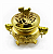 Turíbulo Dourado em Metal 10cm - Imagem 1