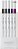 CANETA HIDROGRAFICA EMOTT VINTAGE COLORS 5PCS - Imagem 8