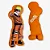 ALMOFADA FORMATO FIBRA NARUTO UZUMAKI - Imagem 1