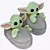 PANTUFA STAR WARS BABY YODA 33 A 35 - Imagem 1