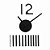 RELOGIO DE PAREDE BLINK PRETO - Imagem 5