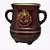 CANECA FORMATO 3D 350ML POCAO HOGWARTS DOURADA - Imagem 1