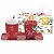 CONJUNTO 3 ACESSORIOS PARA BANHEIRO VERMELHO - Imagem 1