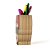 ORGANIZADOR PORTA OBJETOS EM MADEIRA BIBI 17CM - Imagem 4