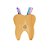 PORTA OBJETO MADEIRA DENTE MOLAR - Imagem 4