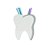 PORTA OBJETO MADEIRA DENTE MOLAR - Imagem 2