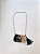 BOLSA MACRAME CRU/PRETO - Imagem 1