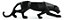 ESCULTURA LEOPARDO EM POLIRRESINA PRETO - Imagem 3