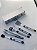 KIT CHURRASCO ACO INOX INO 8X42X14CM JOGO C 6 PECAS - Imagem 2