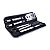 KIT CHURRASCO ACO INOX  8X48X13CM JOGO  C 4 PECAS - Imagem 1