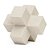 ESCULTURA DE CUBOS GEOMETRICA EM POLIRRESINA - Imagem 1