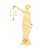 ESCULTURA DE MADEIRA DEUSA DA JUSTICA - Imagem 3