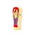 ESCULTURA DE MADEIRA KOKESHI DAVID BOWIE - Imagem 1