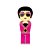 ESCULTURA DE MADEIRA KOKESHI ELTON JOHN - Imagem 2