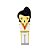 ESCULTURA DE MADEIRA KOKESHI ELVIS PRESLEY - Imagem 2
