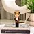 ESCULTURA DE MADEIRA KOKESHI JACQUES LACAN - Imagem 1