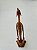 ESCULTURA MADEIRA CACHORRO SENTADO 22CM - Imagem 4