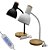 LUMINARIA DECORATIVA DE MESA COM CABO UBS LED COM BASE DE MADEIRA - Imagem 1