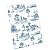 KIT PAPELARIA CADERNOS BLOCO CANETA - Imagem 2