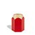 PORTA LAPIS/CANETA FORMATO LAPIS VERMELHO - Imagem 2