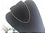 Colar Choker Elos Curvados Folheados à Ouro 18K - Imagem 4