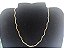 Colar Choker Elos Curvados Folheados à Ouro 18K - Imagem 2