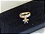Anel com Pingente Filho Folheado à Ouro 18K - Imagem 3