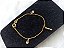 Pulseira para Bebê com Figa e Zircônias Folheada à Ouro 18K - Imagem 2