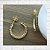 Brinco Meia Argola com Zircônias Negras Folheado à Ouro 18K - Imagem 2
