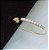 Brinco Meia Argola com Strass Folheado à Ouro 18K - Imagem 7