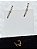 Brinco Ear Cuff Pérolas e Piercing Fake Corações Folheados à Ouro 18K - Imagem 5