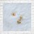 Brinco Infantil Flor com Zircônia Tarraxa Baby Folheado à Ouro 18K - Imagem 1