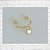 Piercing Fake com Ponto de Luz Zircônia Folheado à Ouro 18K - Imagem 1