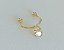Piercing Fake com Ponto de Luz Zircônia Folheado à Ouro 18K - Imagem 3