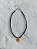Colar Choker de Camurça Pingente Flor e Pérola - Imagem 9