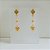 Conjunto Colar Brinco Pulseira e Anel de Quartzo Rosa - Imagem 4