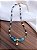 Colar Choker Cristais Pingente Pérola - Imagem 1
