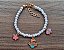 Pulseira Infantil de Pérolas Pingente Pequena Sereia - Imagem 6