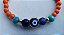 Pulseira Olho Grego Colorida com Sodalita e Cristais - Imagem 3