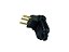 Plugue Desmontável   2P+T 10A 90G  -  Preto - Imagem 3