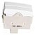 Interruptor Duplo Paralelo  10A-250V BRANCA - SLEEK - Imagem 2